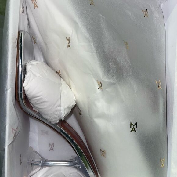 Brand New Amina Muaddi Lupita PVC Clear Cinderella Slipper - Picture 5 of 8